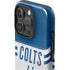 NFL Indianapolis Colts White Striped iPhone 16 Pro Impact Case
